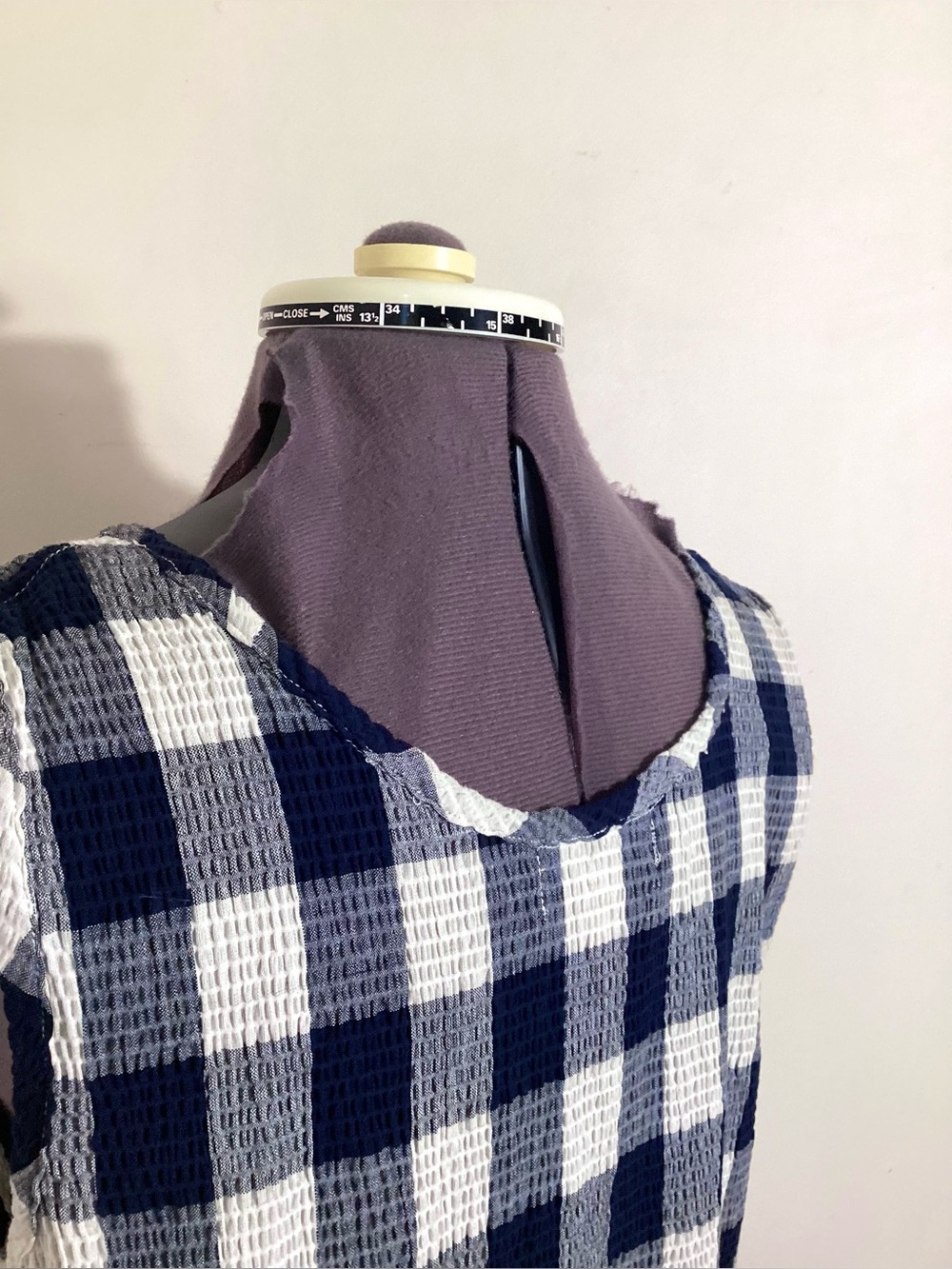 Dressbarn Vtg Gingham Tank Size 14/16 - Picture 8 of 12